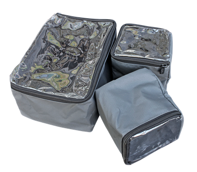 Camp Cover Ammo Pouch Set Half Quarters, charcoal